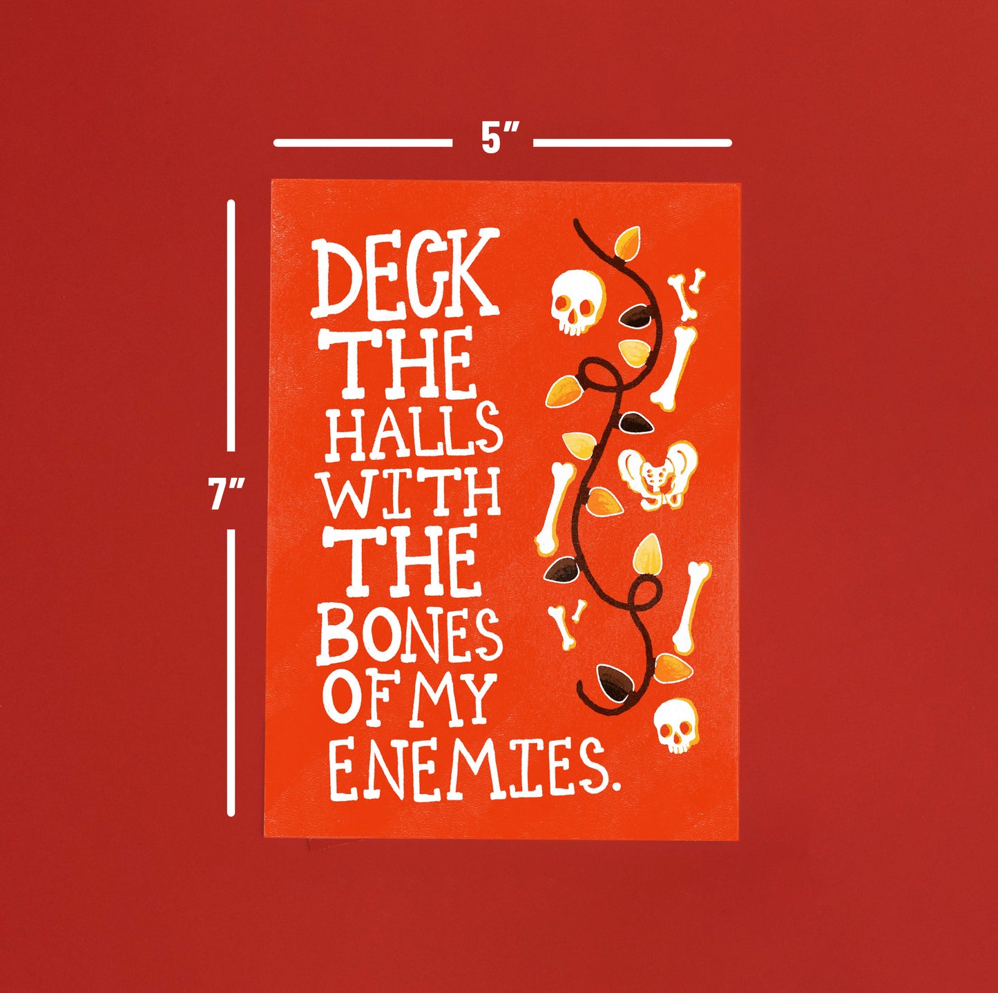 Deck the Halls Christmas Card