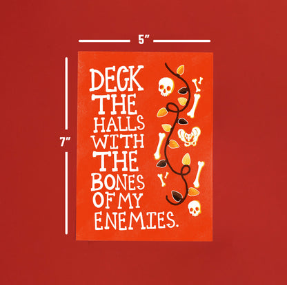 Deck the Halls Christmas Card