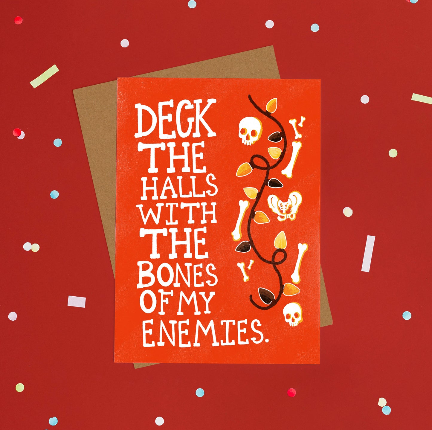 Deck the Halls Christmas Card