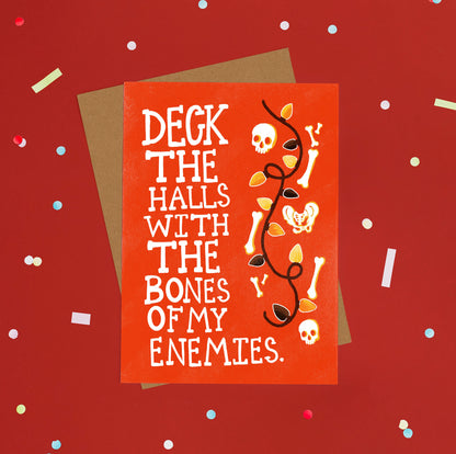 Deck the Halls Christmas Card