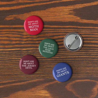 Ask me about Cryptids Badge Set